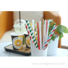 Paper Straw with Colorful Design
